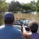 Río del este de Texas crece a niveles del huracán Harvey