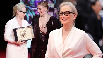 Meryl Streep se emociona hasta las lagrimas al recibir Palma de Oro de Honor en Cannes