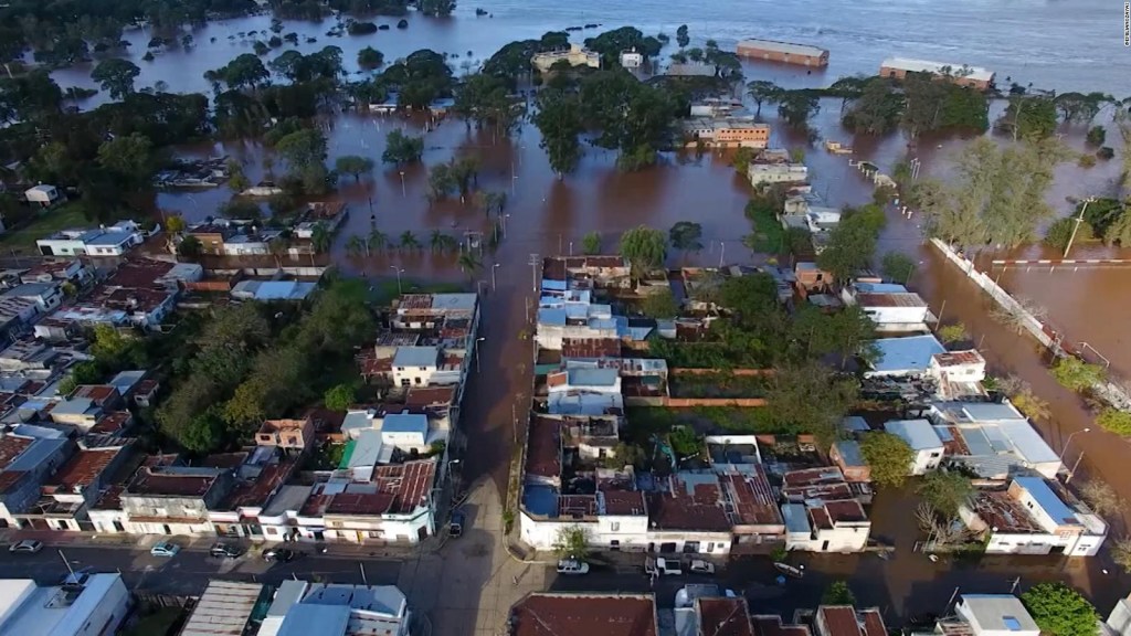 Así está la ciudad argentina de Concordia tras graves inundaciones