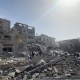 Un vídeo muestra las secuelas del ataque israelí contra un barrio de Gaza