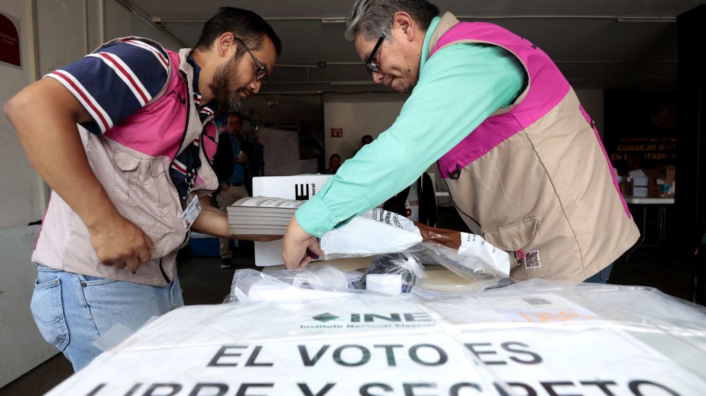 El INE asegura que todo está listo para las elecciones del domingo en México