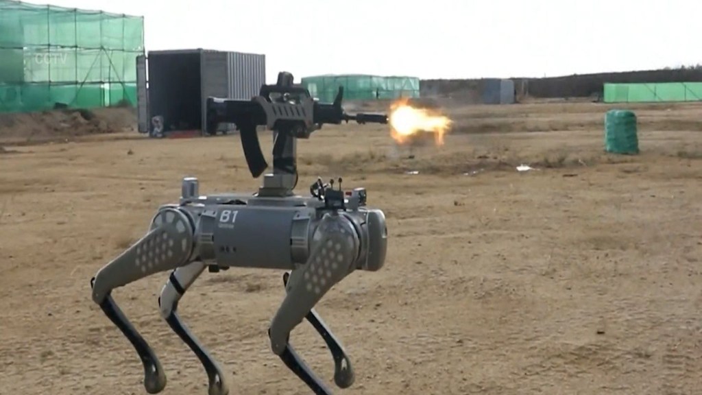 Perros robots con rifles: Así es la nueva y distópica arma de las Fuerzas Armadas de China