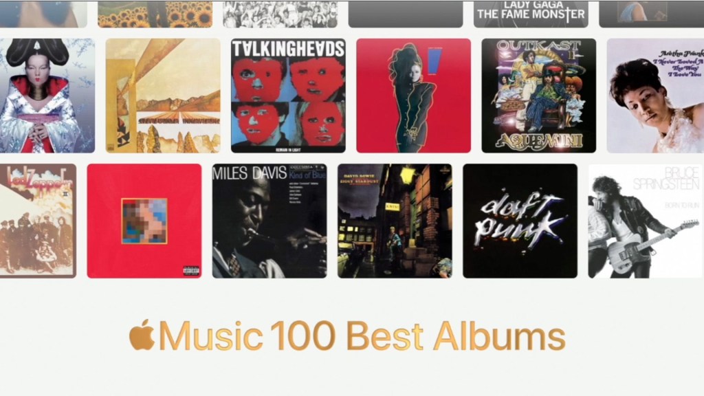 Este es el top 10 de los mejores álbumes musicales de la historia, según Apple Music
