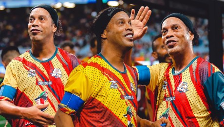 Mira la magia con la que Ronaldinho deslumbró en el Monumental de Venezuela