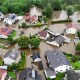 Dron capta las graves inundaciones en el sur de Alemania