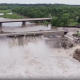 Un dron capta el desbordamiento de una represa en Minnesota