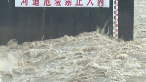 Así fueron las intensas lluvias que dejaron al sureste de China bajo el agua