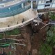 Edificio residencial al borde del colapso por socavón en Viña del Mar, Chile