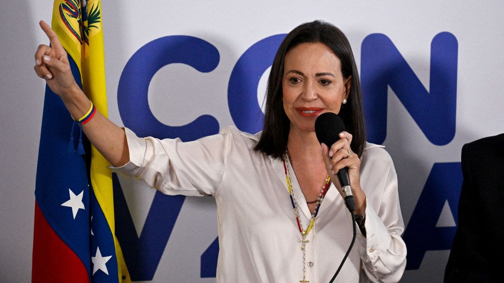 "El régimen quiere provocar violencia", dice María Corina Machado ante protestas en Venezuela