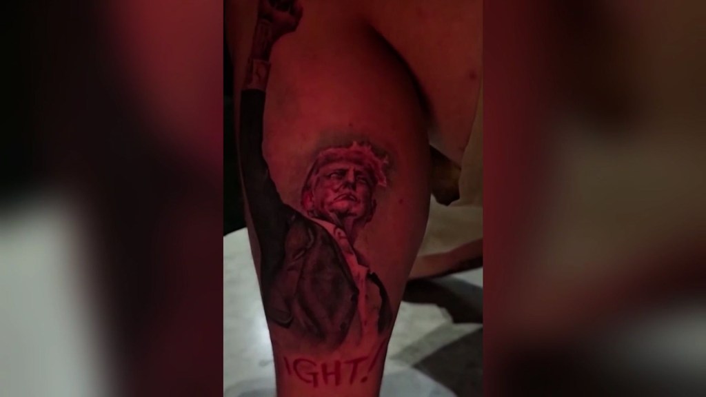 Estos son los tatuajes de Trump que algunas personas se están haciendo en EE.UU.