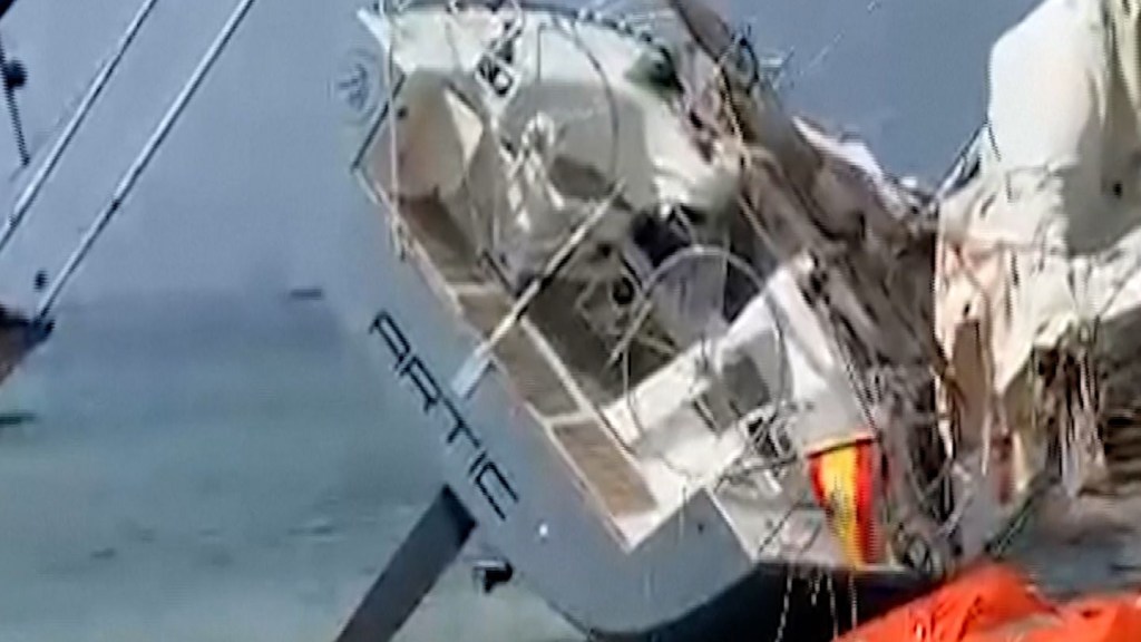 Encallados contra las rocas: así quedaron decenas de barcos en Formentera, España, tras fuertes tormentas