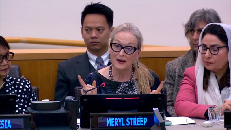 Meryl Streep: “Una ardilla tiene más derechos que una niña en Afganistán”