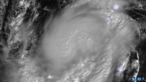 Imagen satelital capta cómo el huracán Milton se intensifica en el golfo de México