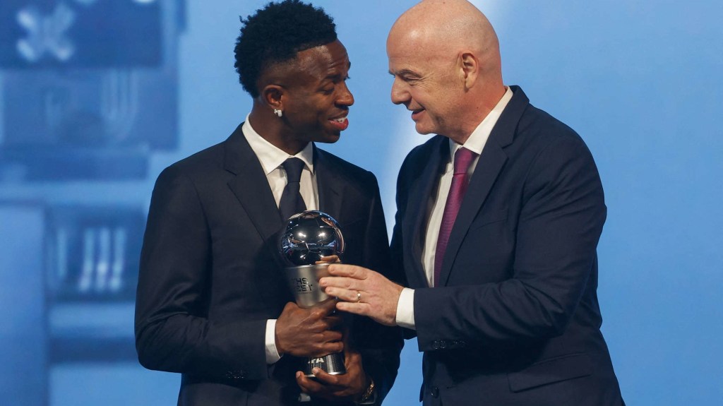 Vinicius Jr. se llevó el premio FIFA The Best de 2024