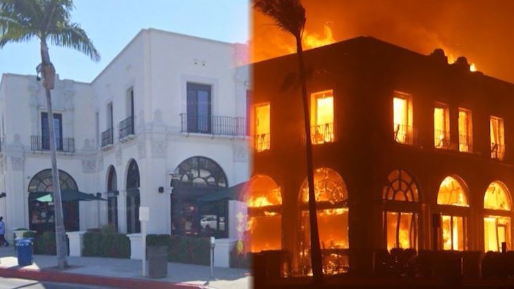 Imágenes muestran el antes y el después de un gran incendio forestal en California