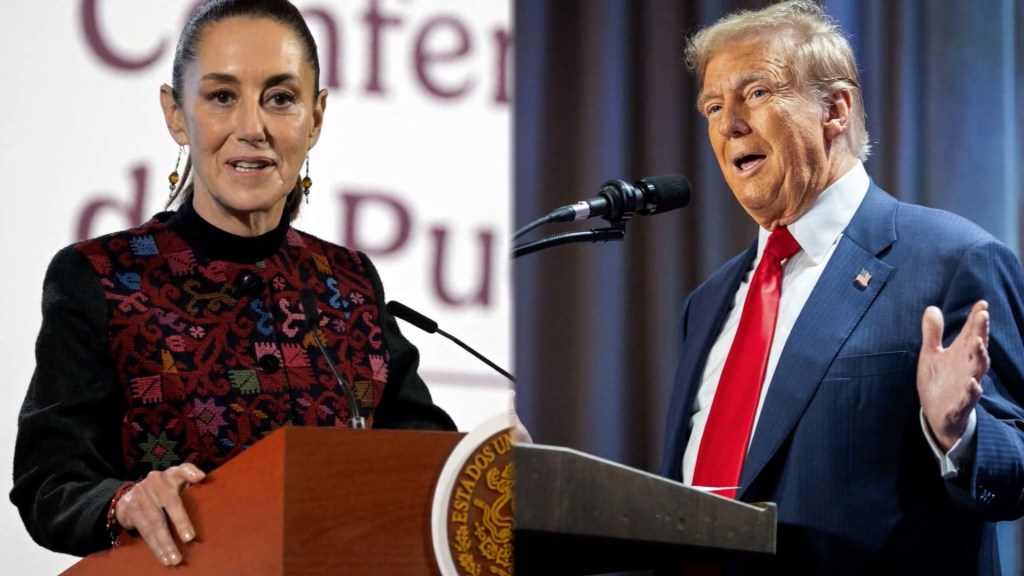 La presidenta de México responde con ironía a la idea de Trump por el nombre del Golfo de México